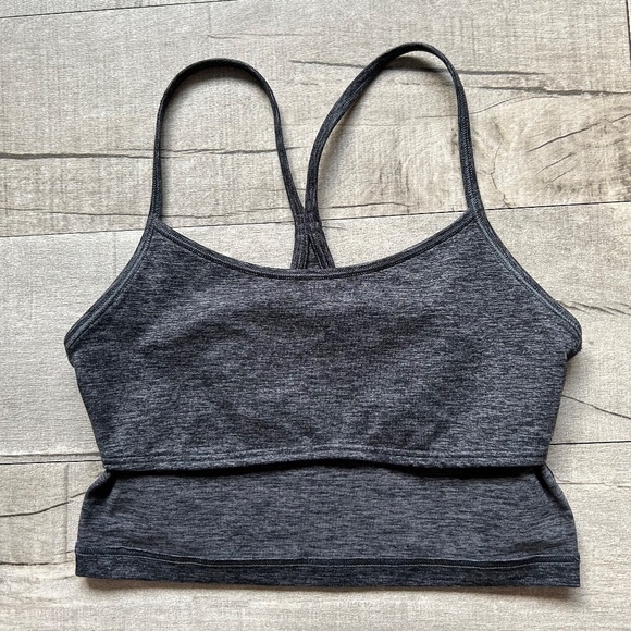 Aerie Heather Charcoal Sports Bra - Picture 6 of 6